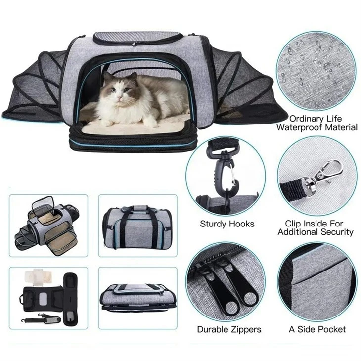 Large Soft Sided Pet Travel Carrier Bag Manufacturer